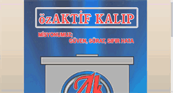 Desktop Screenshot of aktifkalip.com